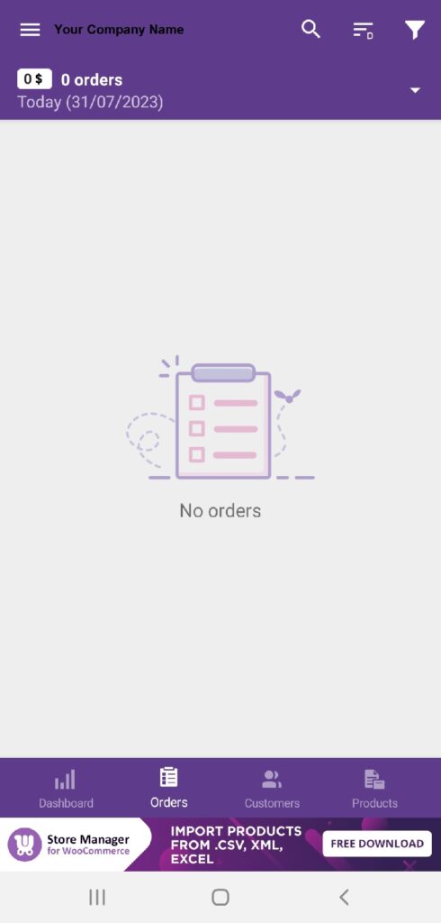 New order WooCommerce